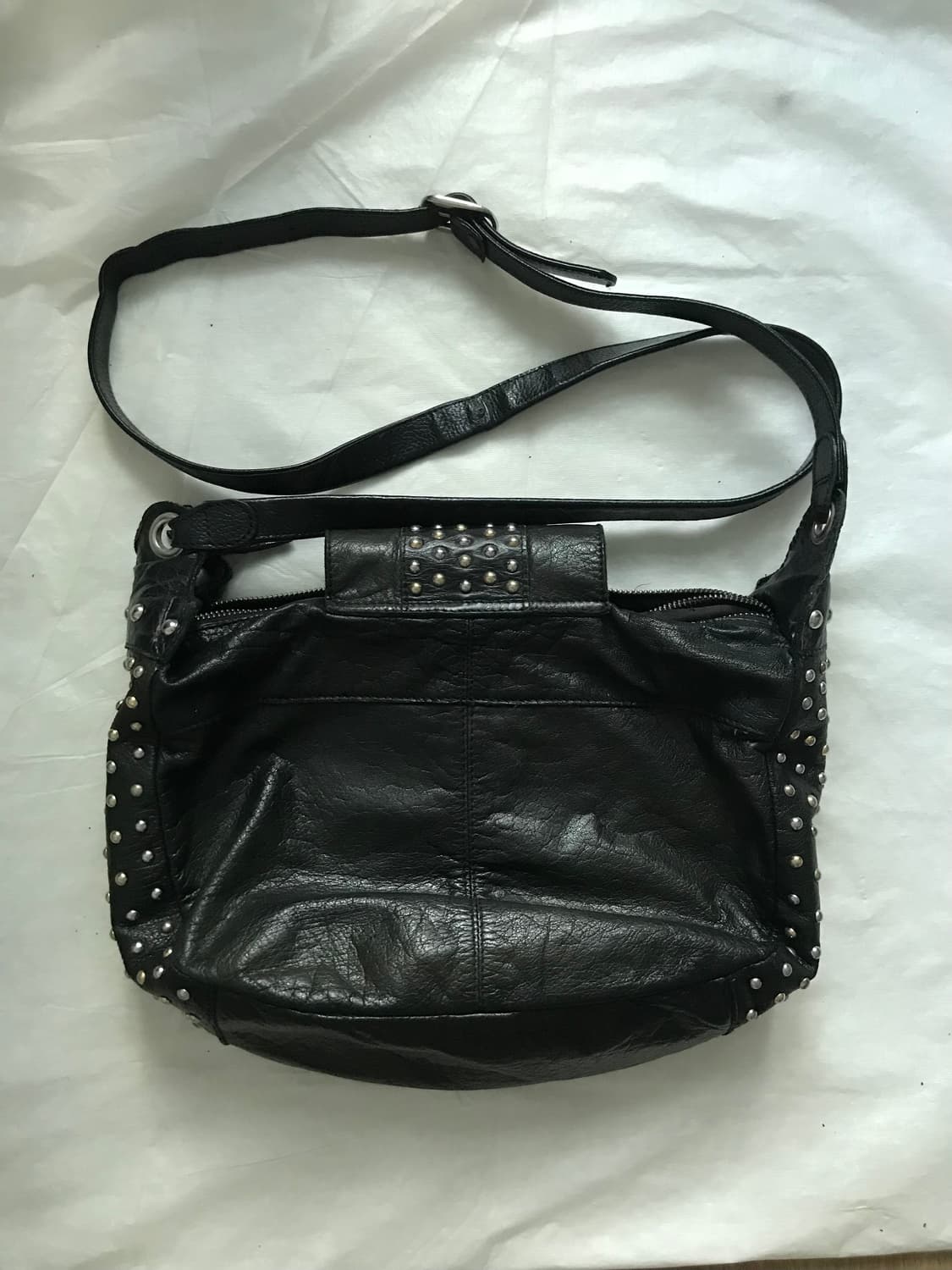 vkei punk 가죽 스터드 백 상품이미지3