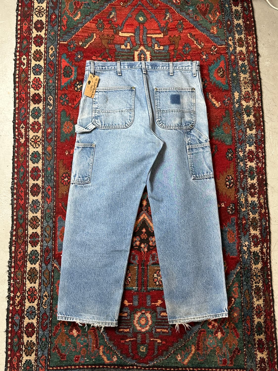 OG 칼하트 데님 더블니 팬츠 칼하트 B73 썩블니 상품이미지4