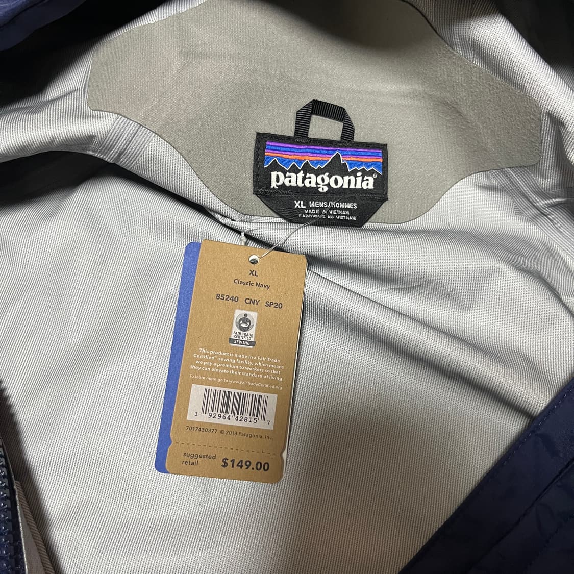 세제품 파타고니아 토렌쉘 3L 네이비 XL 상품이미지3