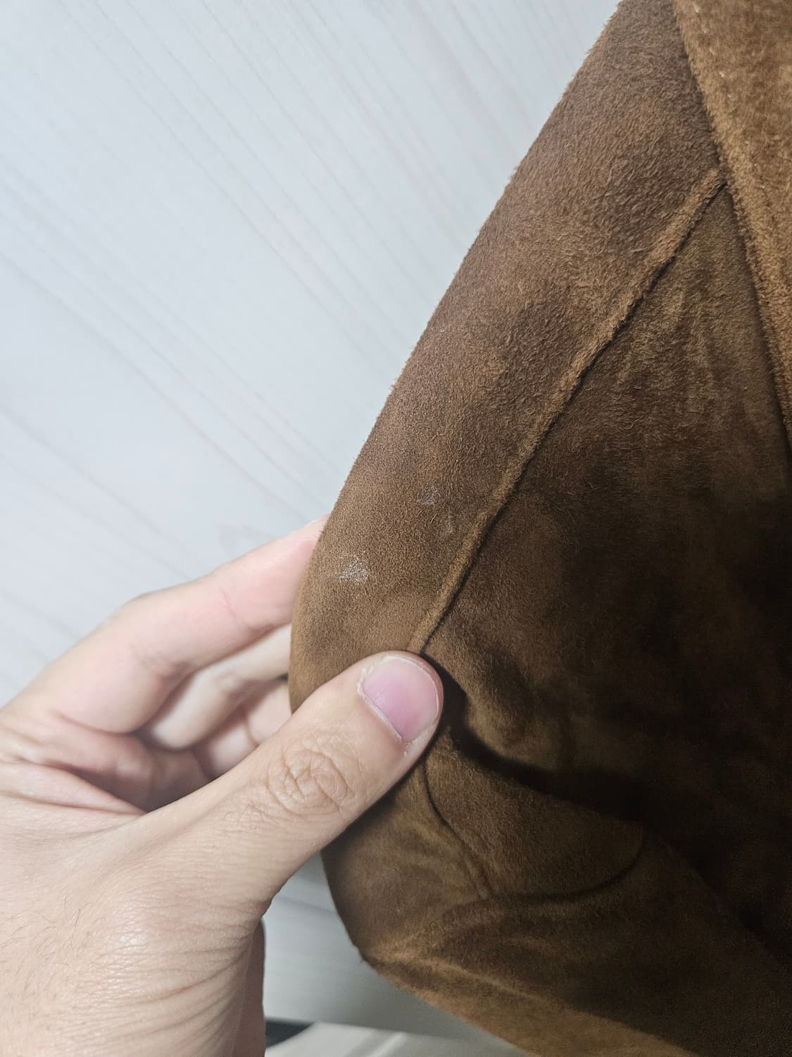 토니웩  스웨이드 블레이저 카멜 M 상품이미지4