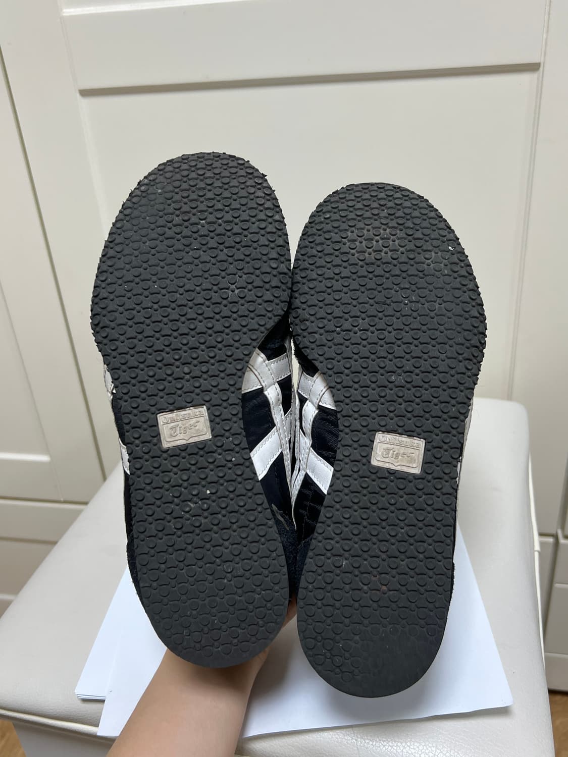 [240] 오니츠카타이거 세라노 블랙 화이트 상품이미지3