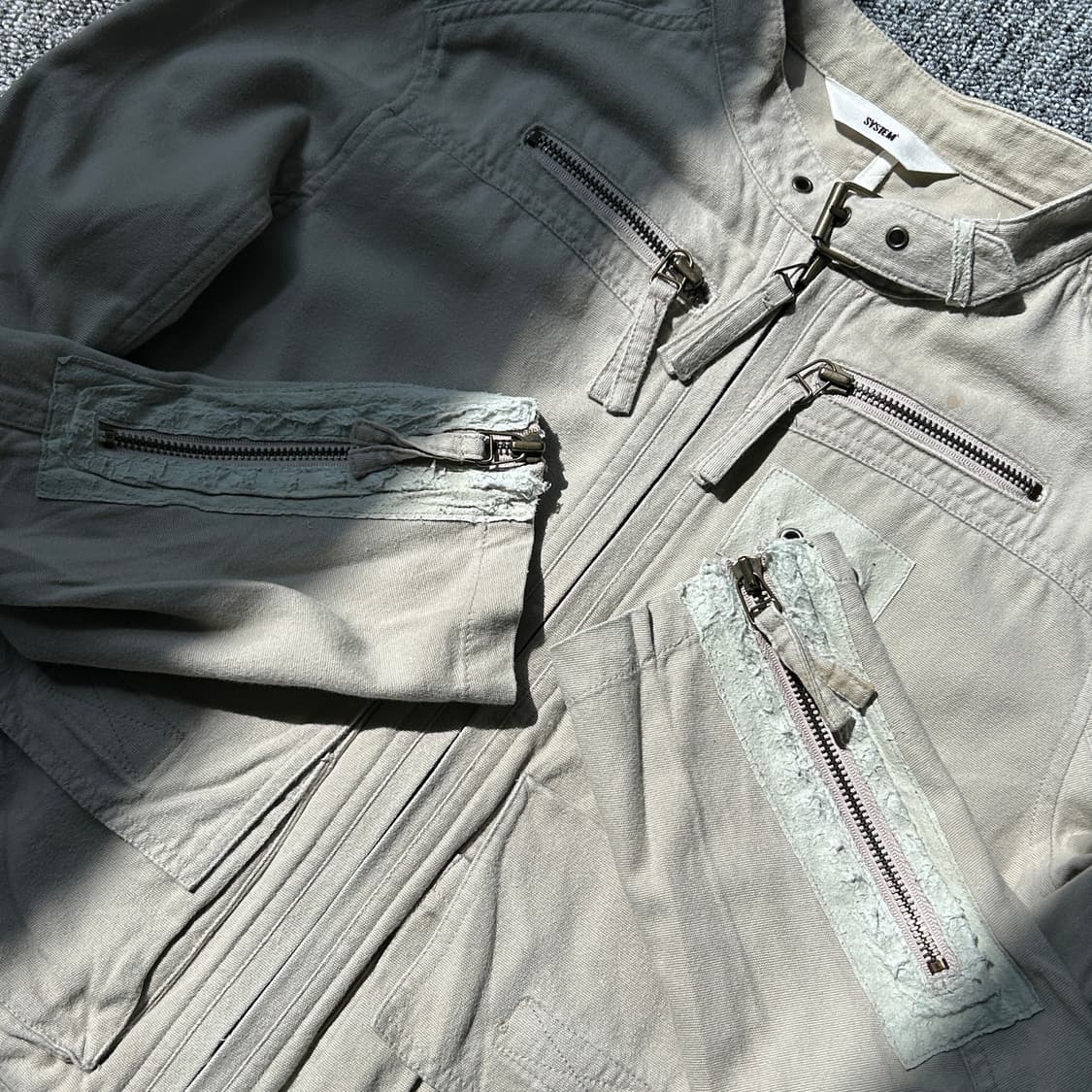 시스템 아이보리 자켓 상품이미지5