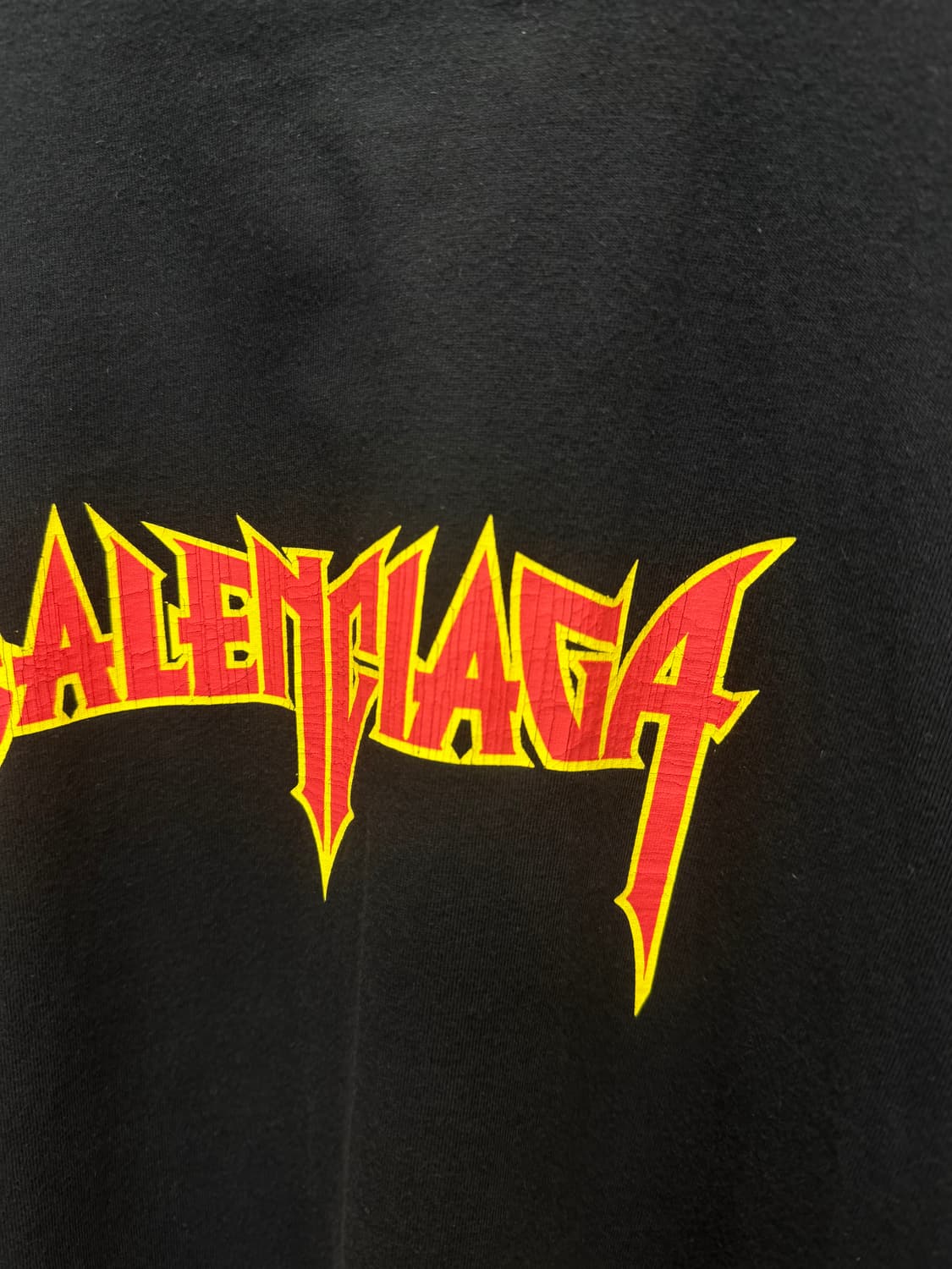 발렌시아가 그래픽 로고 빈티지 반팔티 (110)  상품이미지8