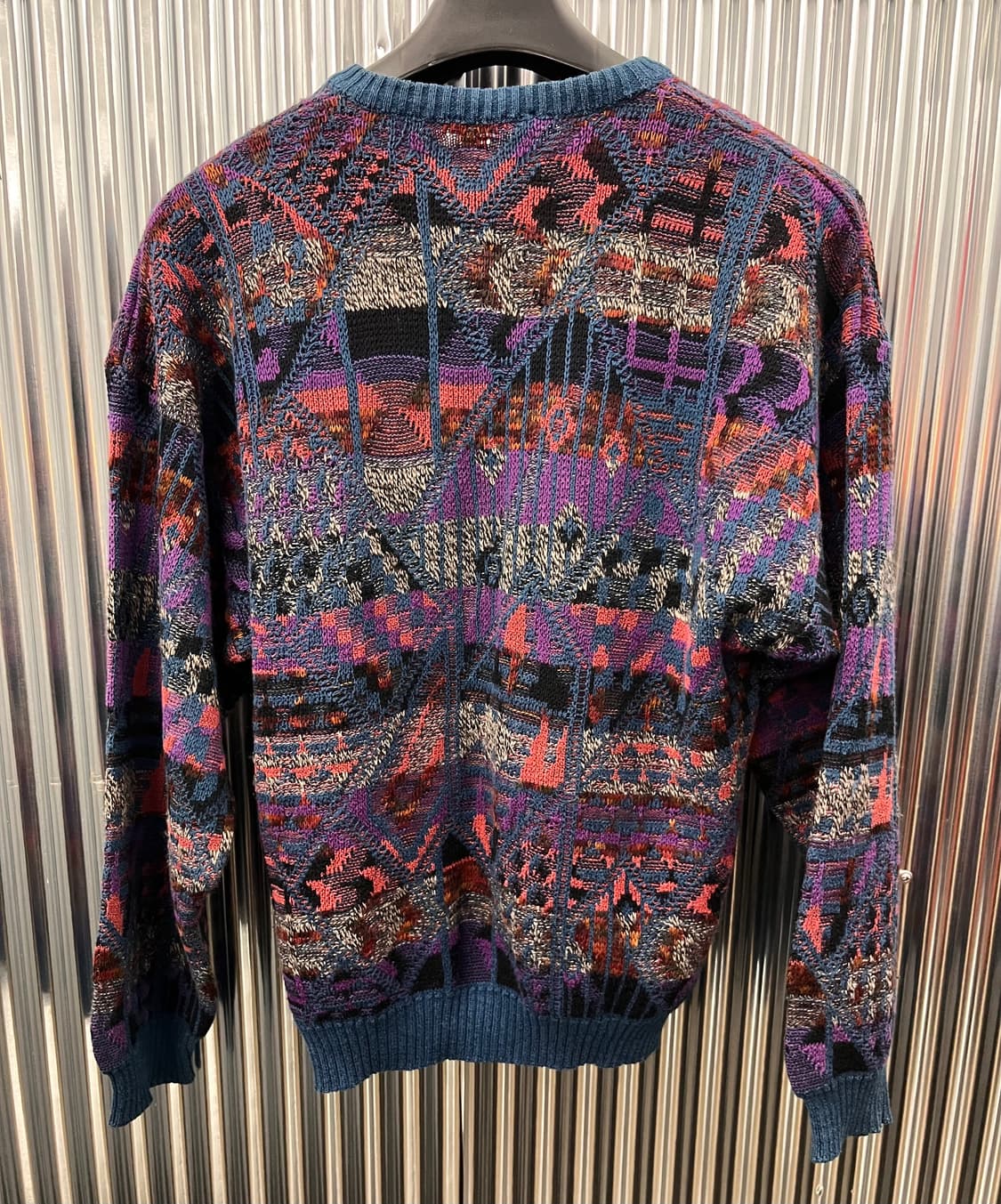 빈티지 이태리 패턴 니트 L 상품이미지5