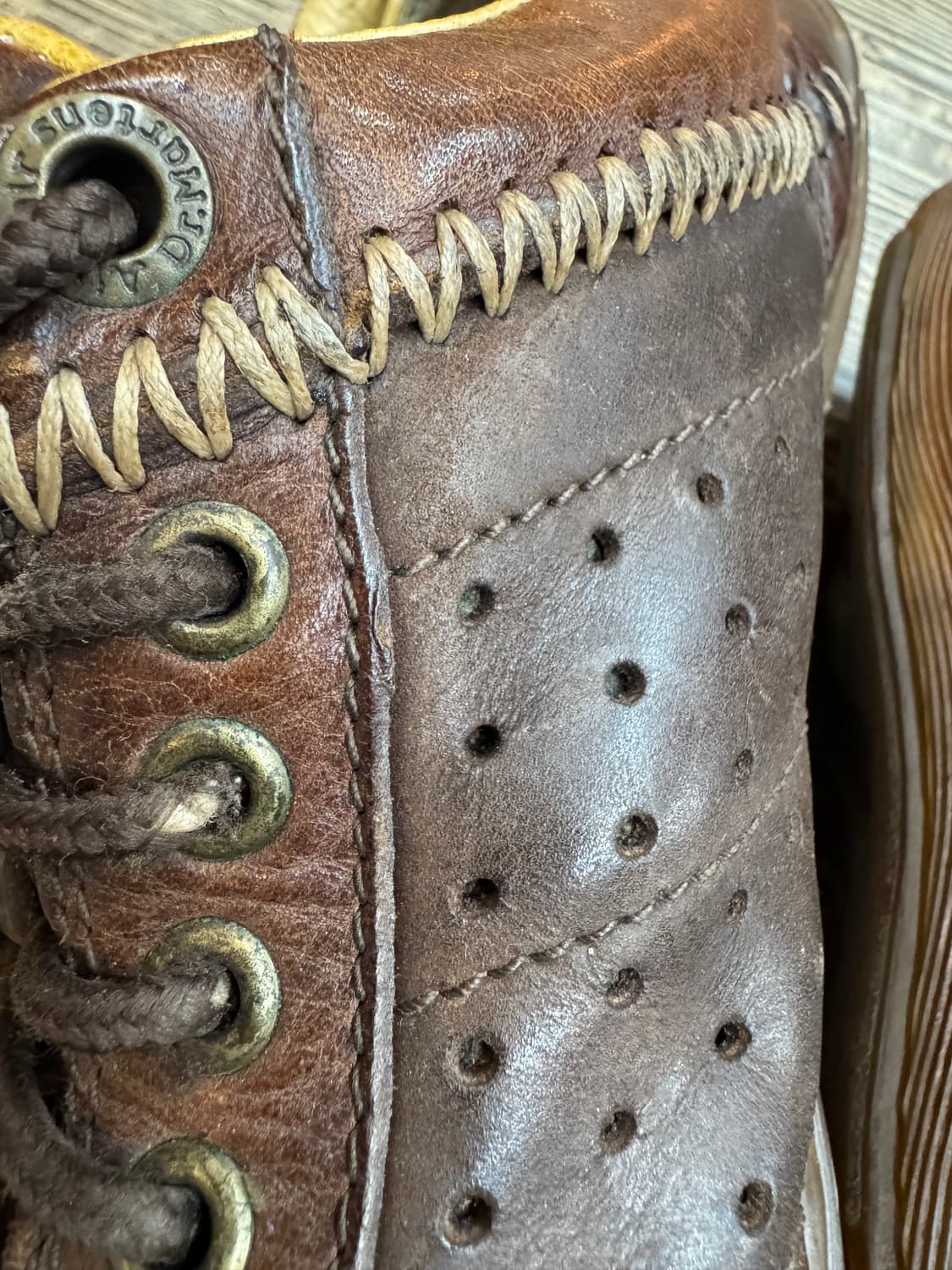 희소성 닥터마틴 빈티지 스티지 브라운 레더 슈즈 270~275 상품이미지6