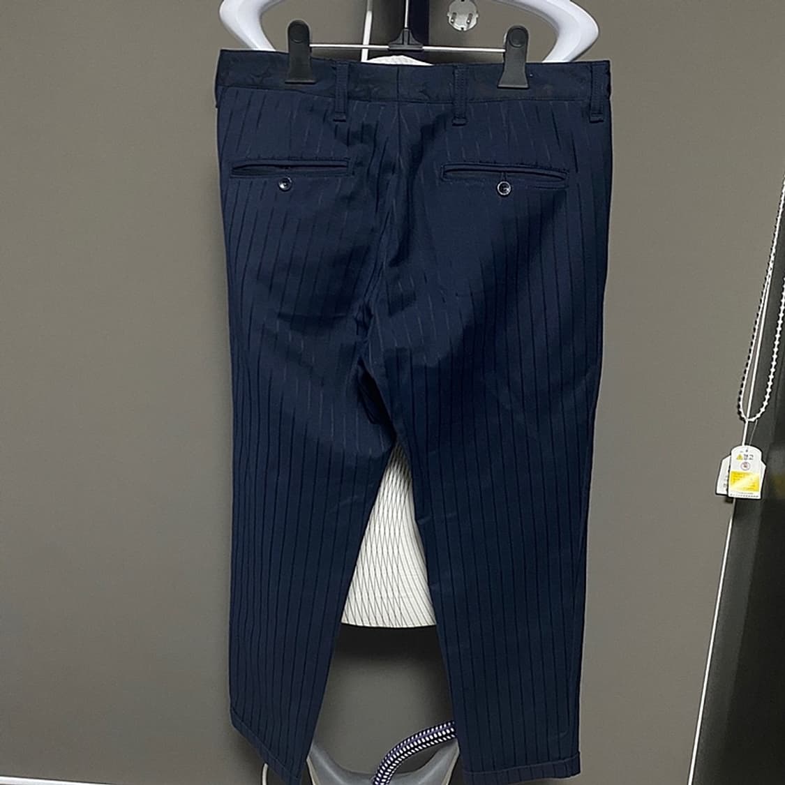 MYTHS 미쓰 스트라이프 네이비 면바지 31~32사이 상품이미지2