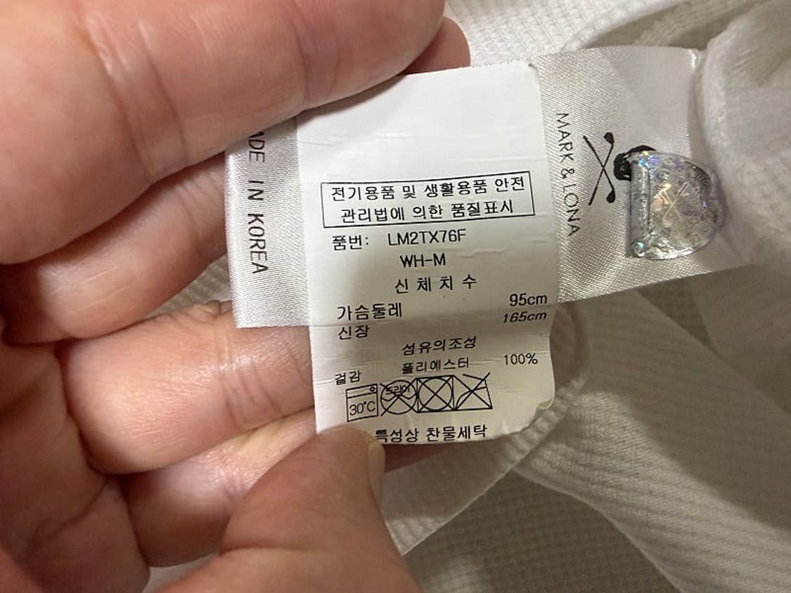 마크앤로나 반팔 골프티셔츠 여성용 90호 55사이즈 상품이미지4