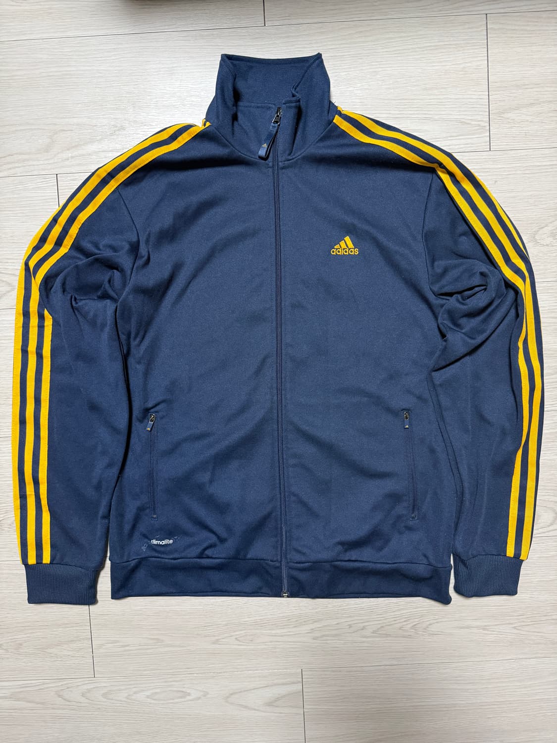 아디다스 져지 트랙탑 네이비 옐로우  상품이미지1