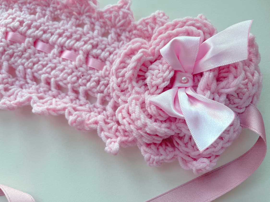 로리타 뜨게 헤드드레스 상품이미지4