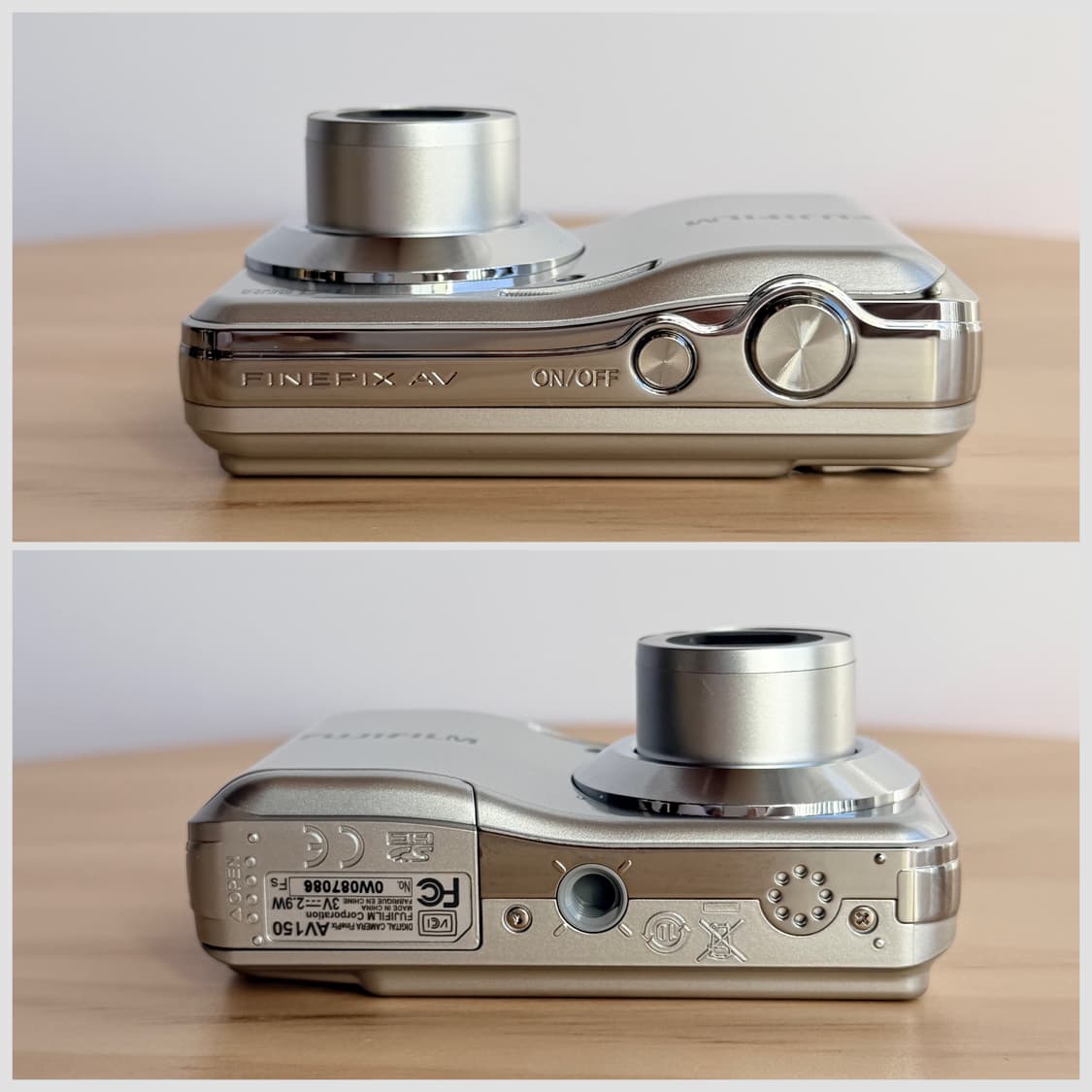 ✨새상품/풀박스✨후지필름 파인픽스 AV150 메탈릭 실버 상품이미지6