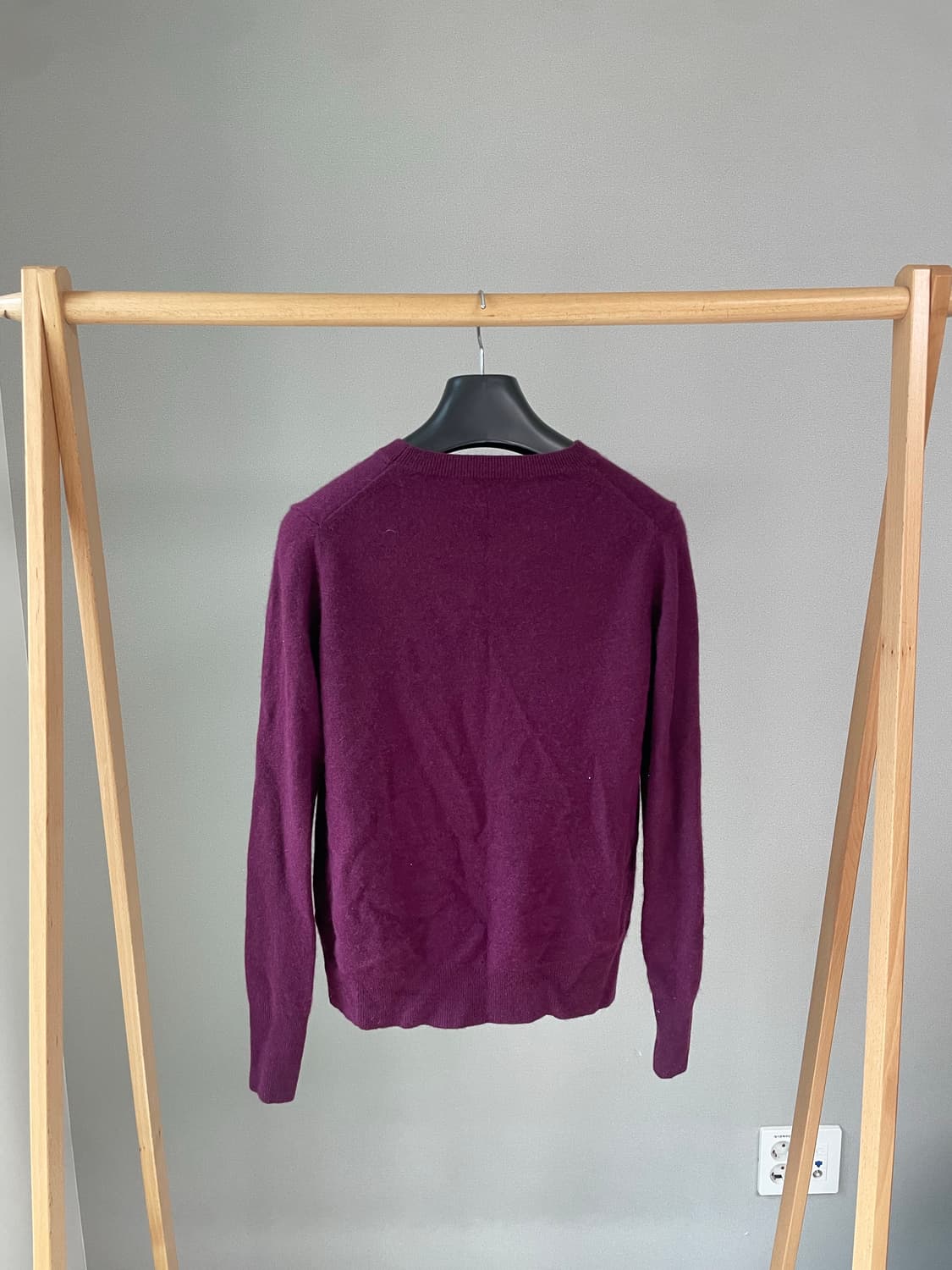 UNIQLO 캐시미어 100% 니트 (버건디) 상품이미지3