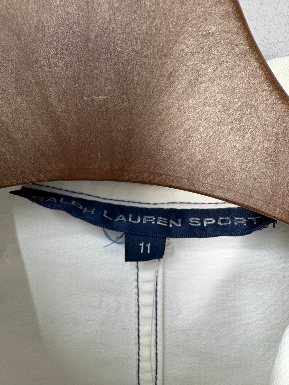 폴로랄프로렌스포츠 스티치 화이트 워크 자켓 A3383 상품이미지5