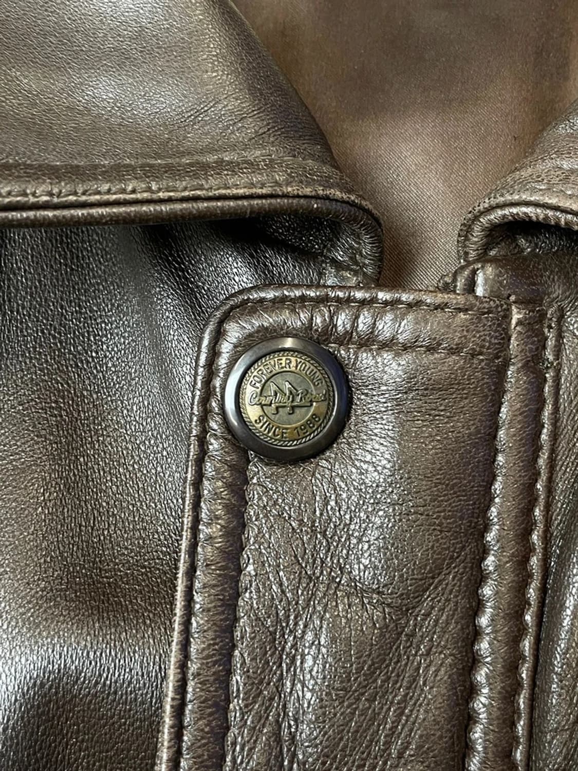 VAVELANI 가와사키 90s A-2 양가죽 자켓 A1406 상품이미지4