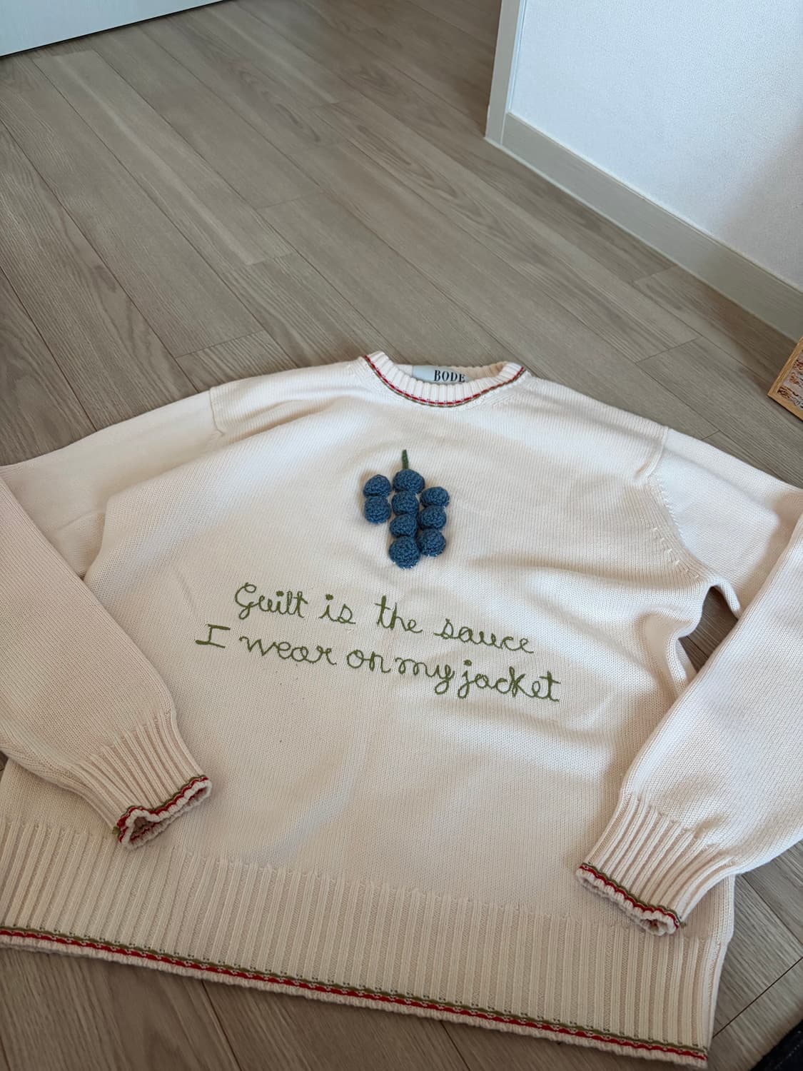 Bode 포도 니트 상품이미지1