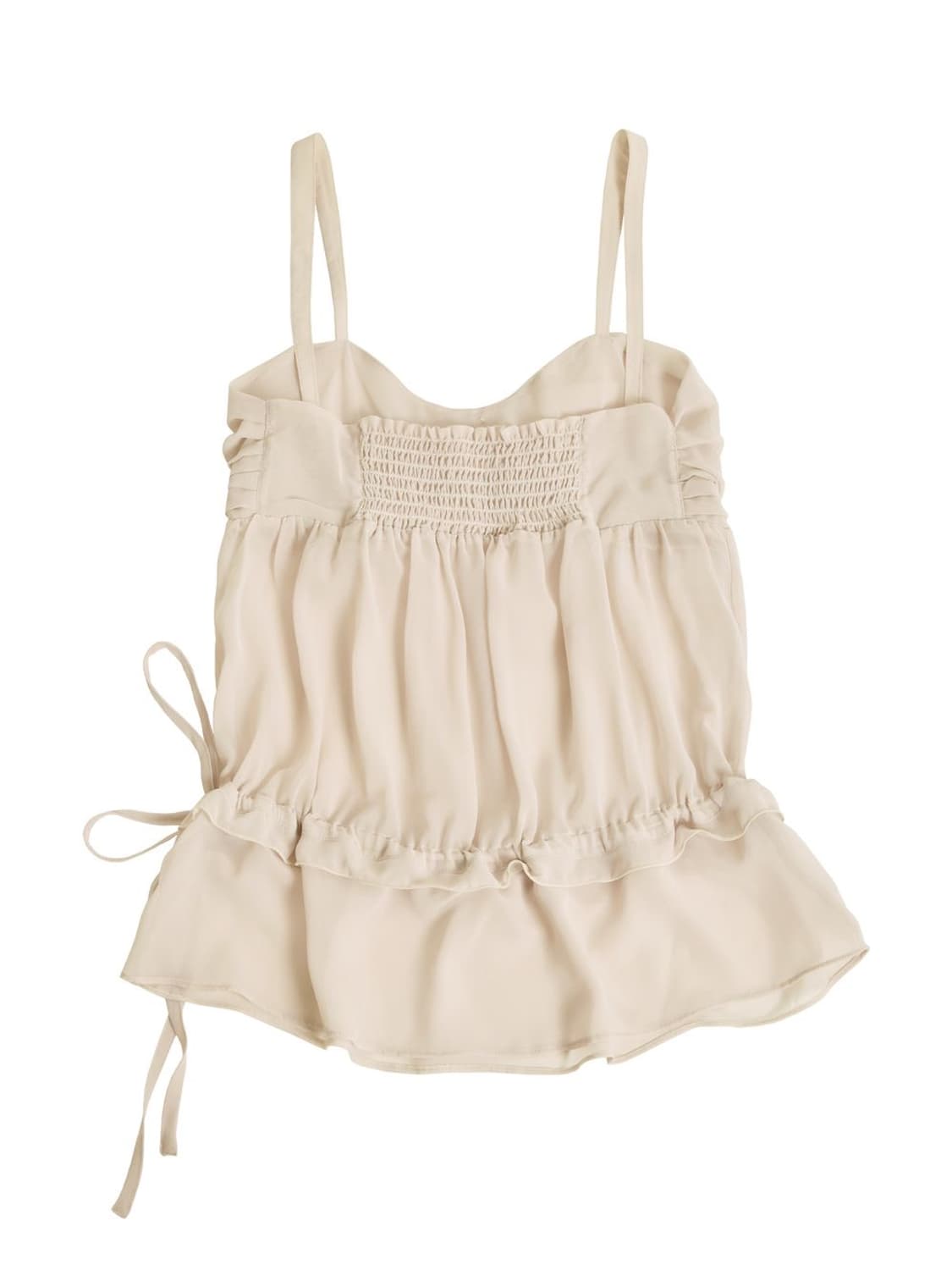HETIT Sheer Shirring Top (Ivory) m 상품이미지4