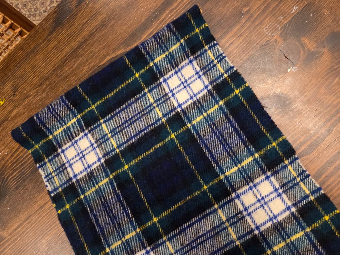 까르트 블랑쉐 타탄체크 머플러 상품이미지3