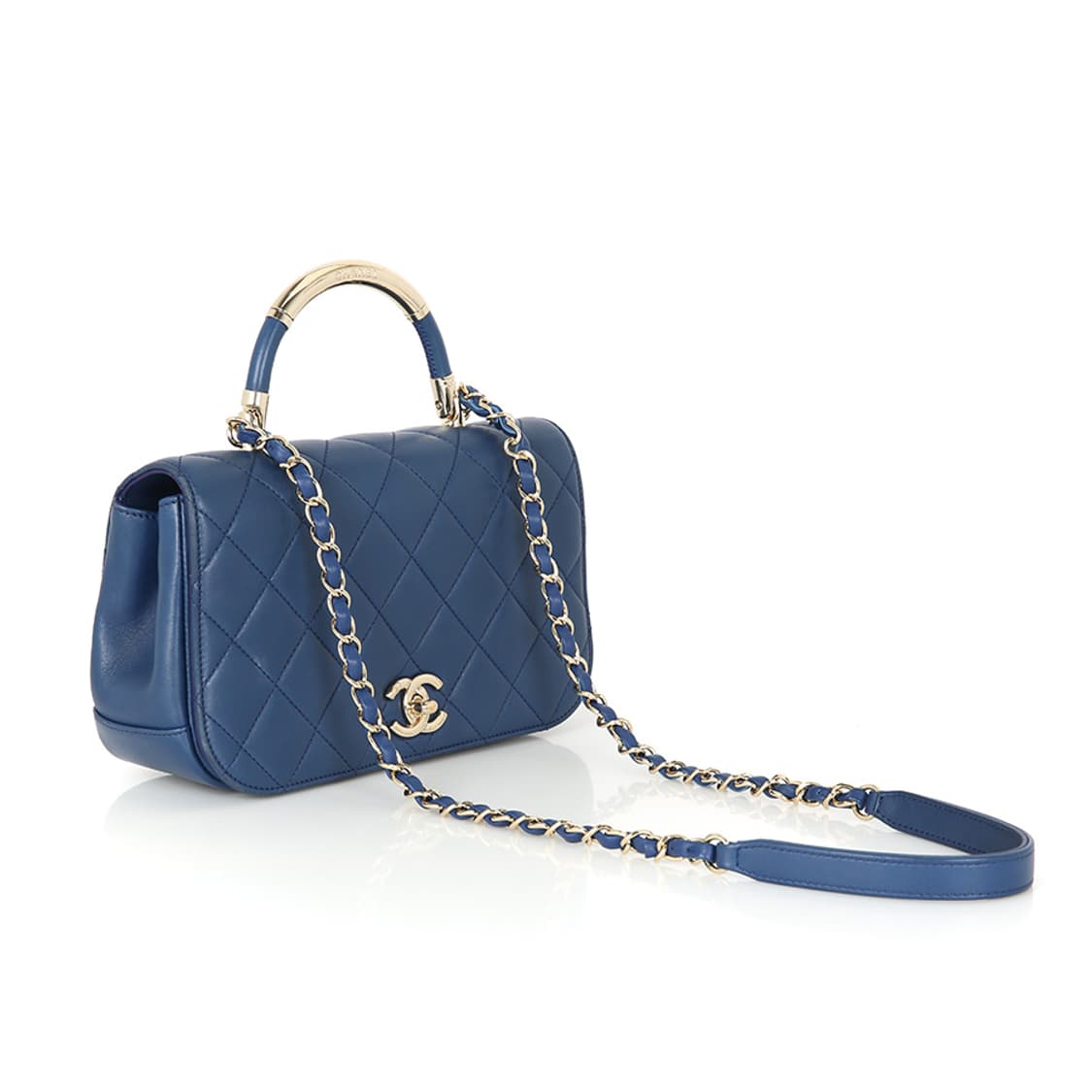 샤넬 캐리 시크 메탈핸들 체인 숄더 플랩백 A93752 상품이미지9