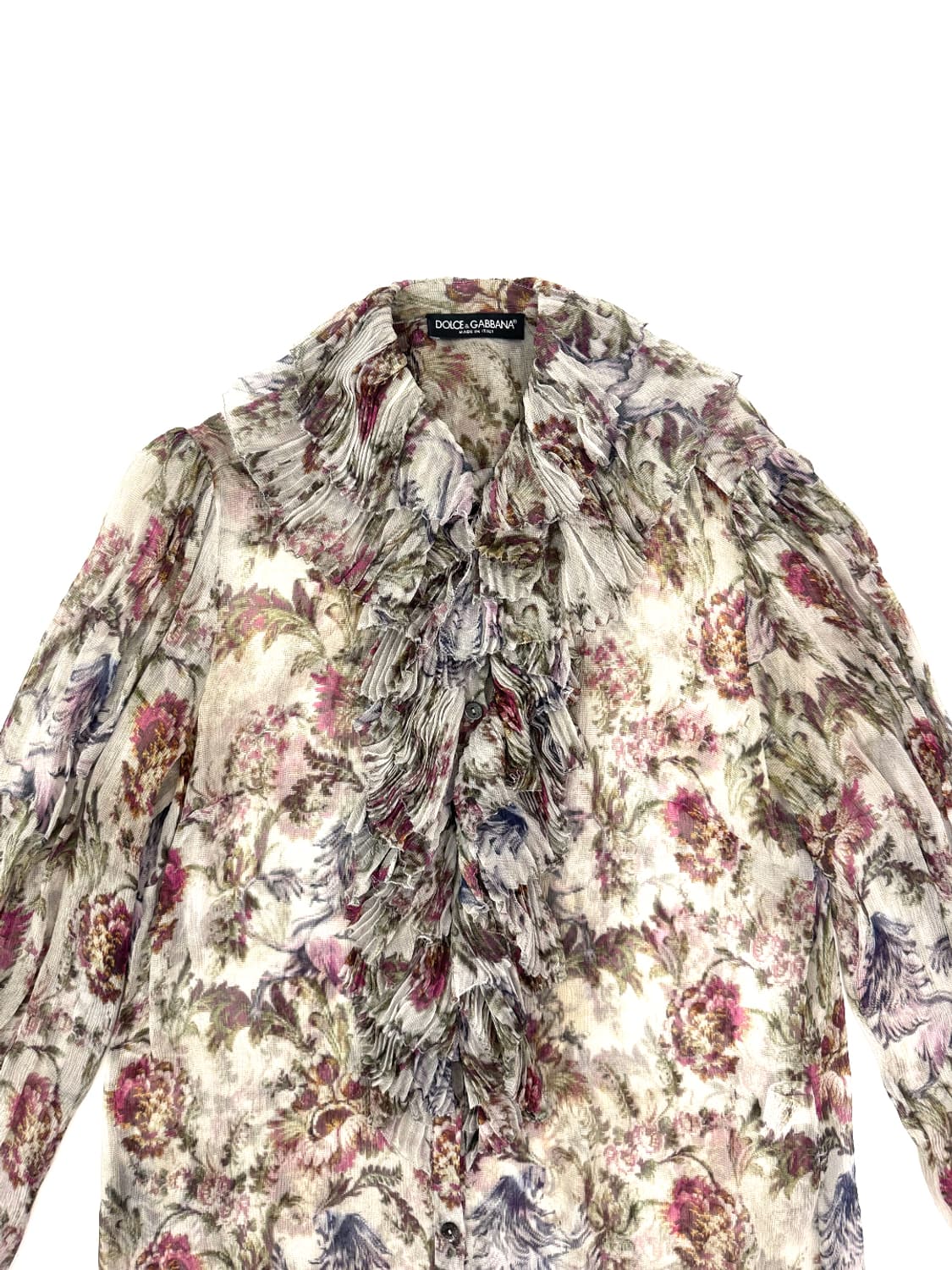 Dolce&Gabbana Floral Silk Blouse/44 상품이미지7