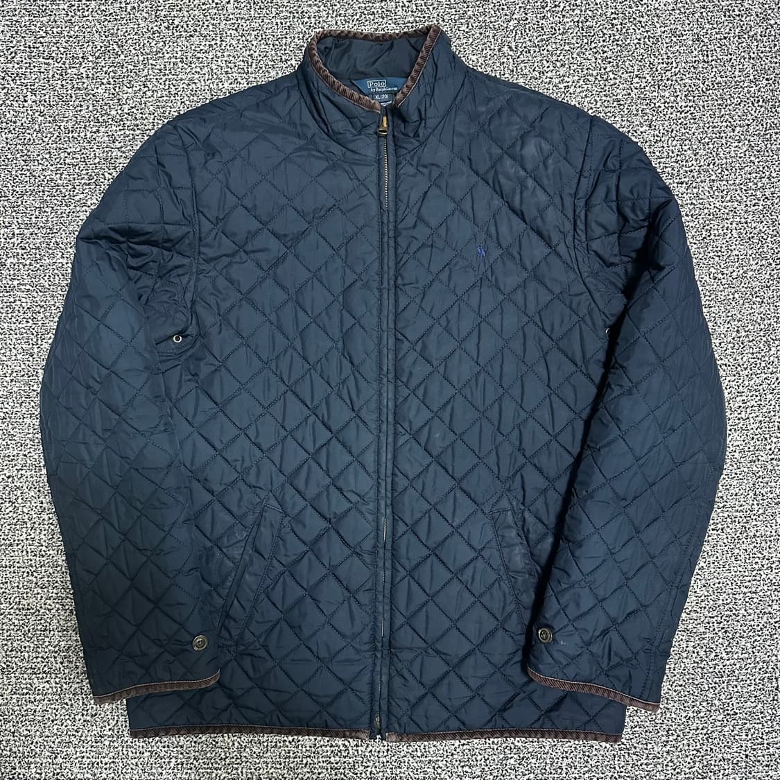 (95~100) 폴로 랄프로렌 네이비 퀼팅 자켓 상품이미지1