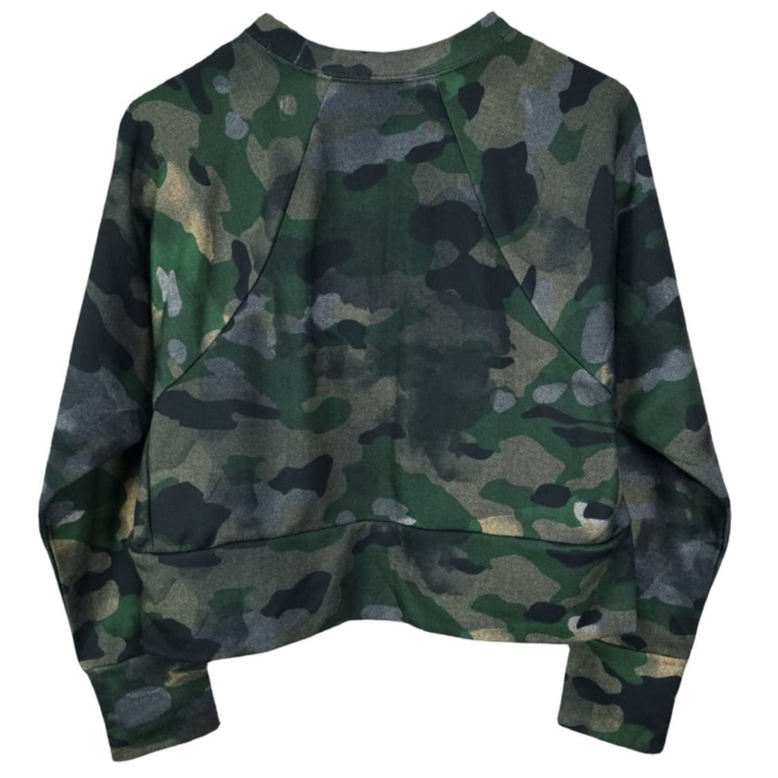 [나이키] 스우시 프린팅 카모 패턴 크롭 맨투맨 M19405 상품이미지3