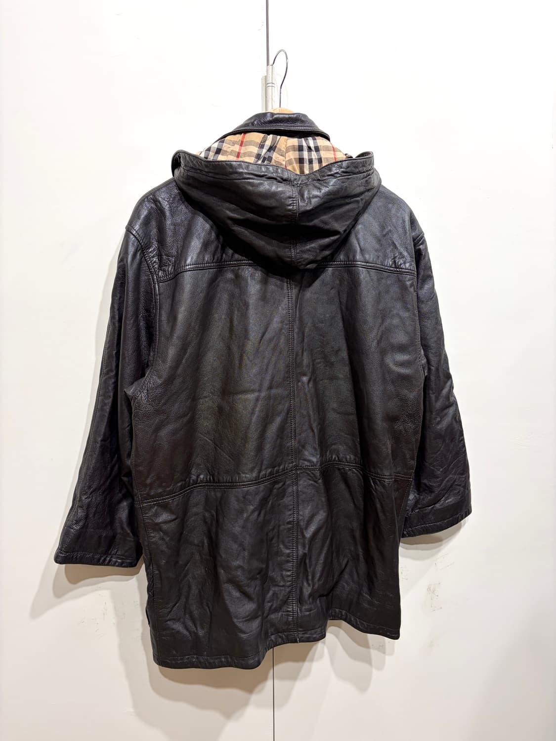 버버리 리얼 레더 더플 코트 상품이미지6