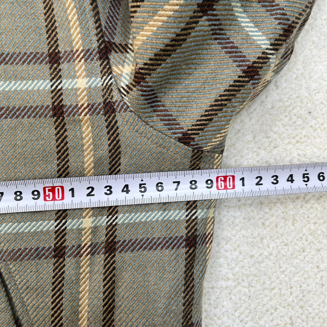 100 라코스테 체크 블루종 자켓 0310M 상품이미지7