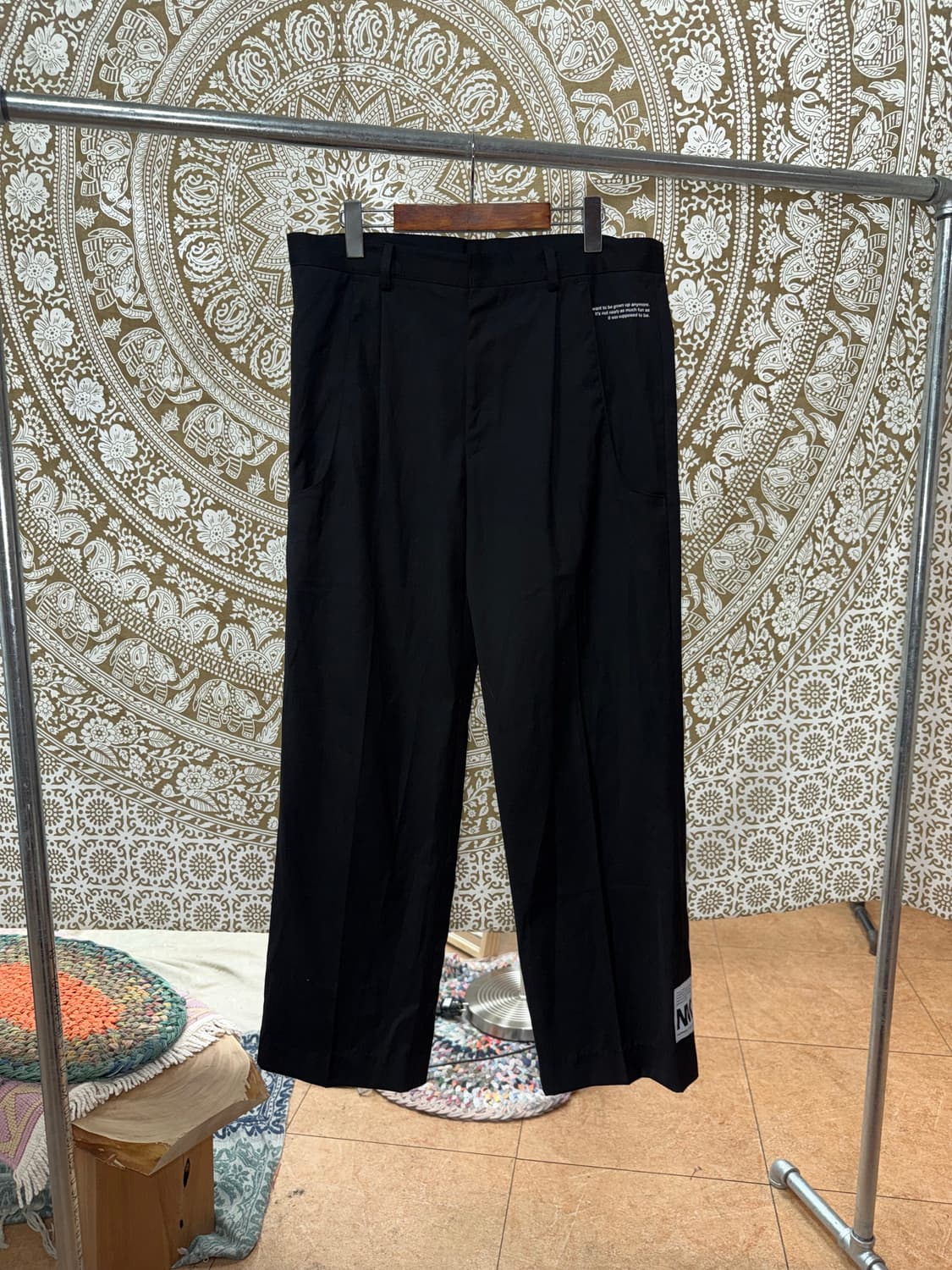 노메뉴얼 스트릿 핀턱 슬랙스 팬츠  상품이미지3