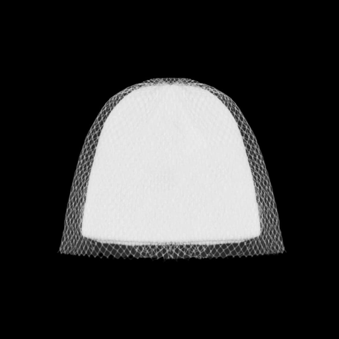 [새상품] TOH 티오에이치 로즈 베일 비니 화이트 상품이미지2