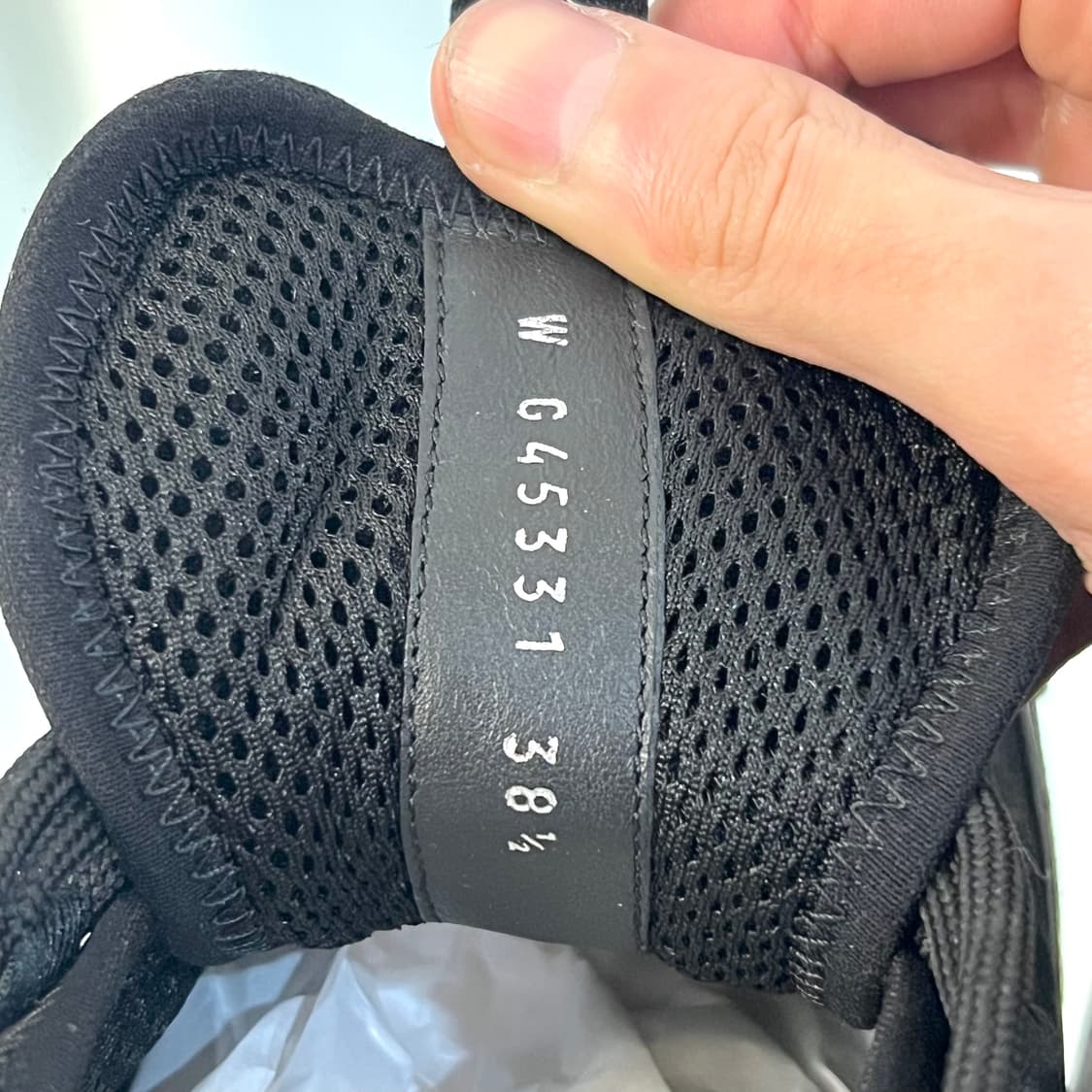 [새상품급/38.5] 샤넬 믹스드 파이버 스니커즈 벨벳 카프스킨 골드 상품이미지7