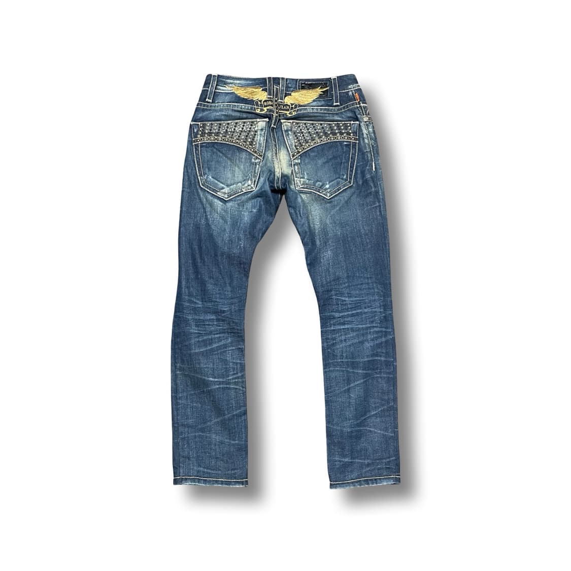 [28] 로빈스진 Y2K 빈티지 날개 데님 청바지 상품이미지1