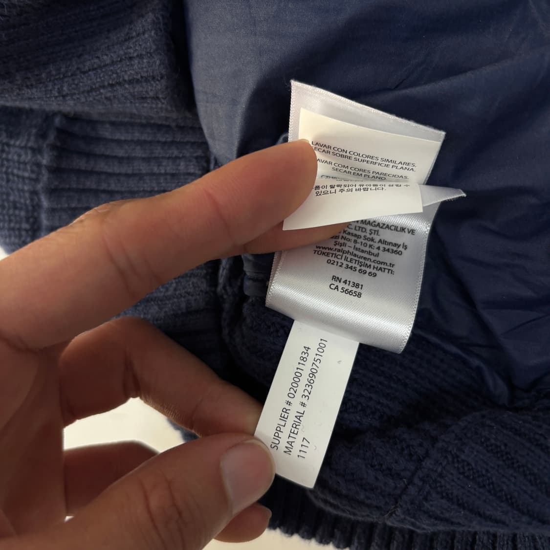 폴로 니트 패딩 상품이미지9