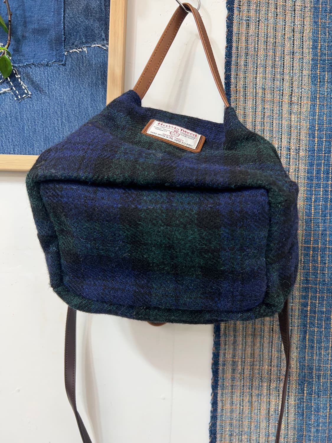 HARRIS TWEED Black Watch Bag 상품이미지4