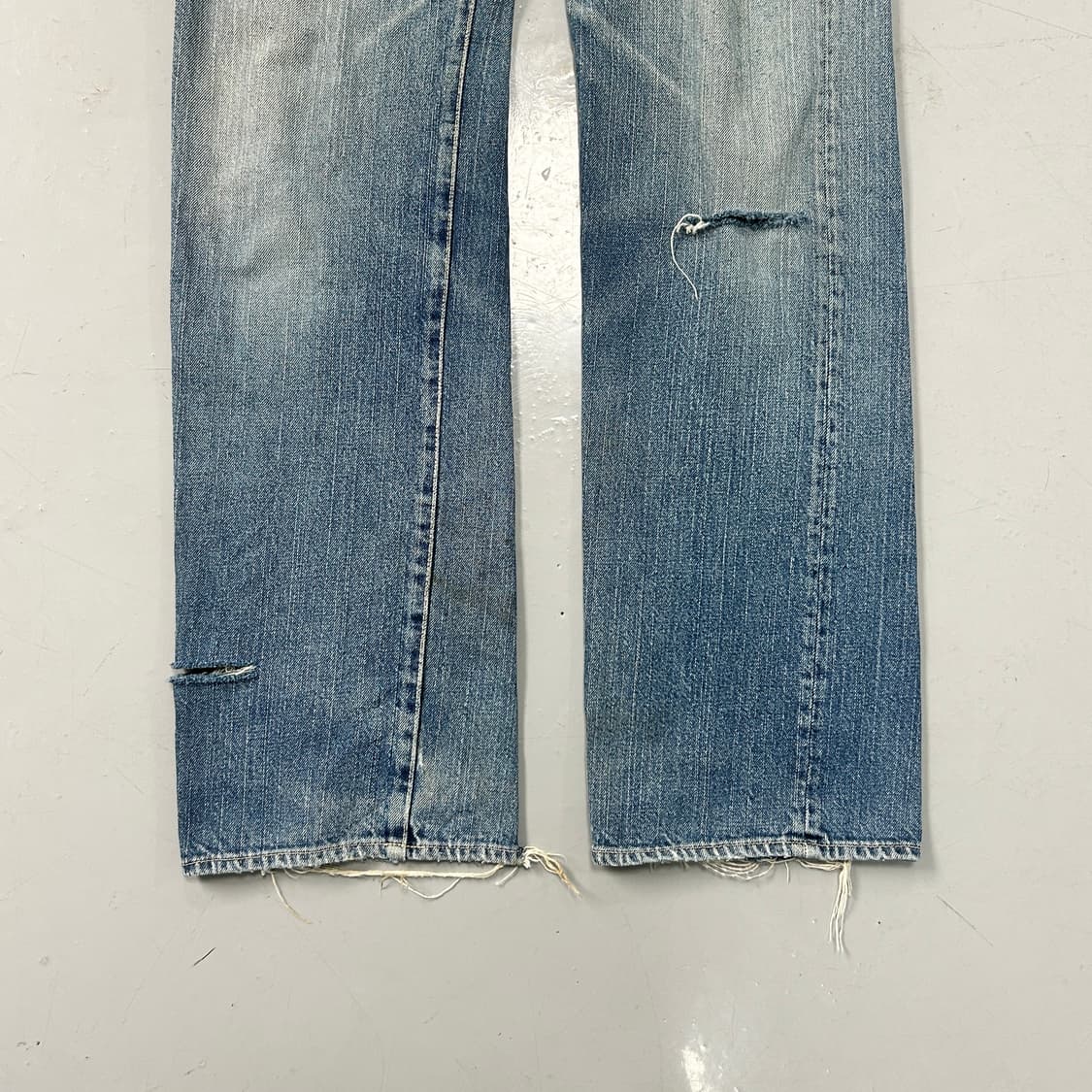 45rpm 워시드 셀비지 데님 팬츠 상품이미지3