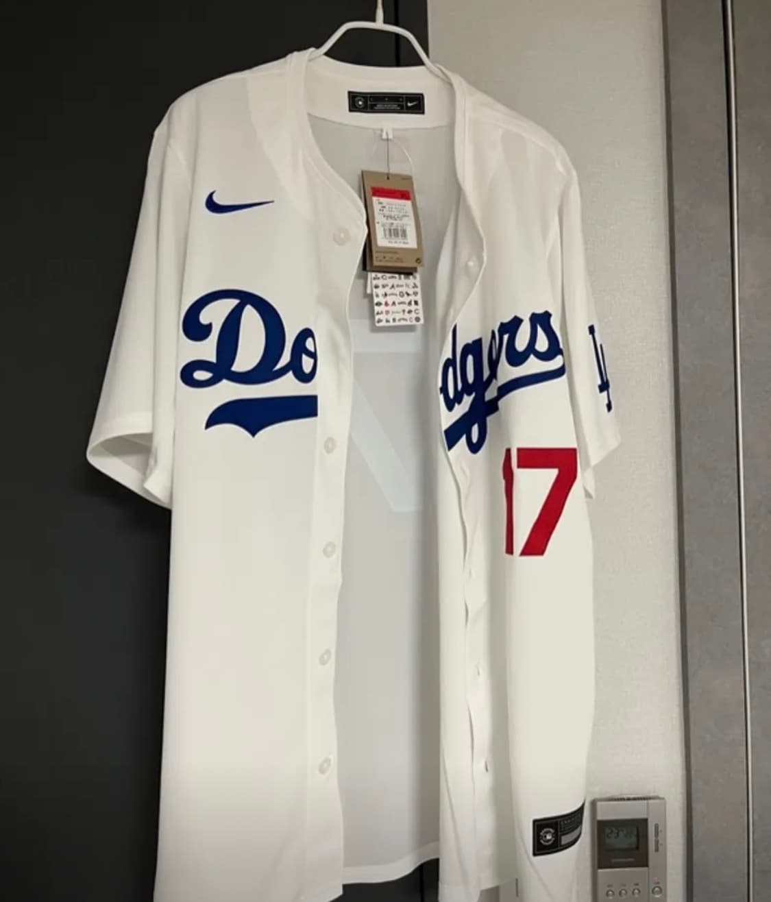 (새상품)나이키 La다저스 오타니쇼헤이 홈 리미티드 저지 L 상품이미지1