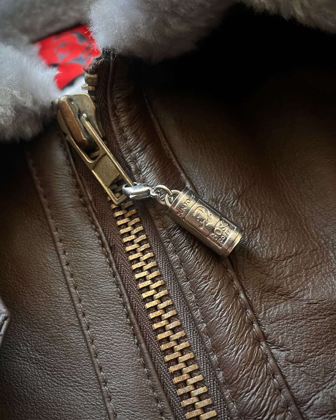 1990s Suntory Boss Real Leather Mustang 상품이미지5