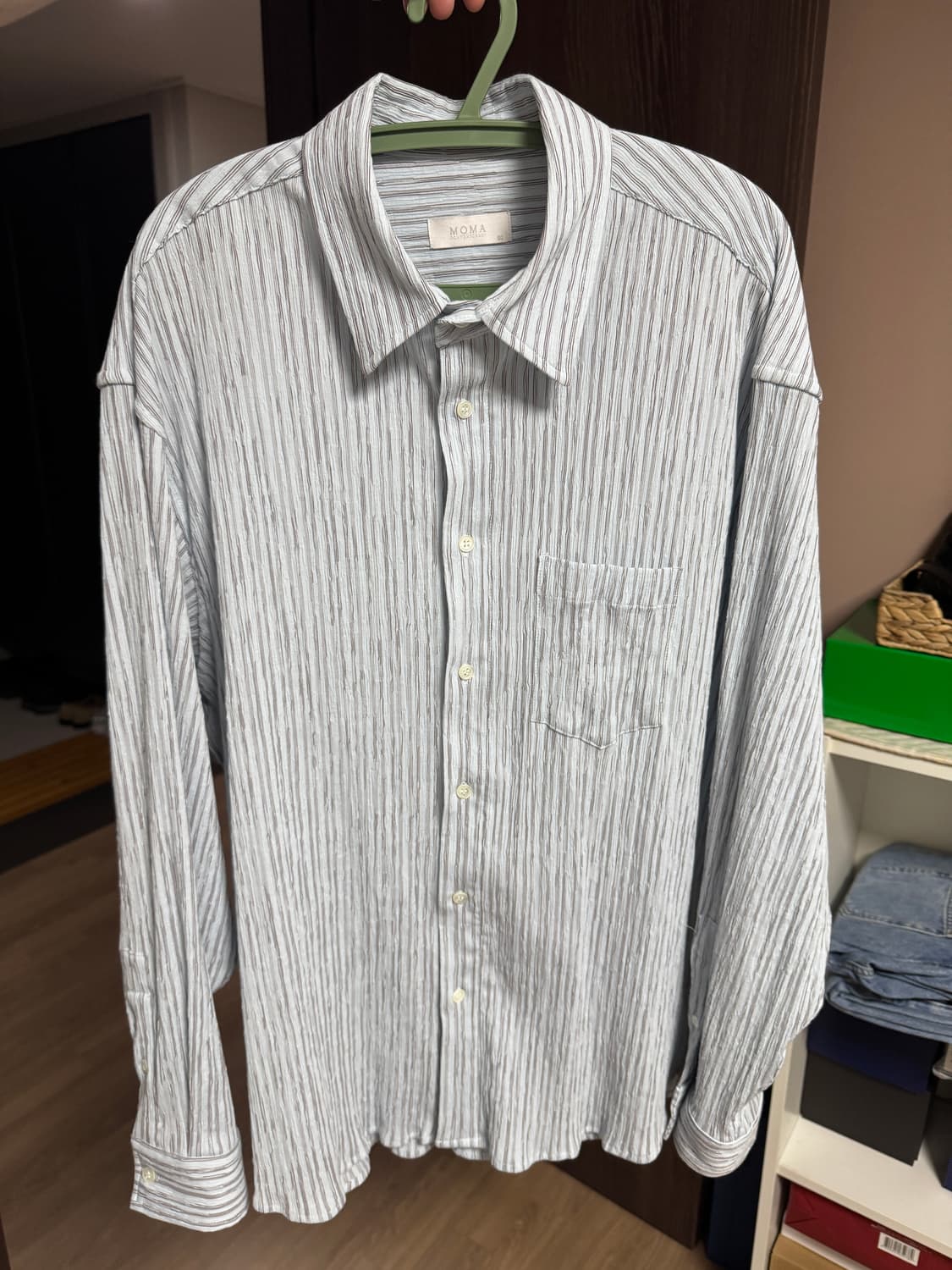 모마디자인 CP 프리츠 우영미원단 블루,베이지 50사이즈 새상품 판매 상품이미지1