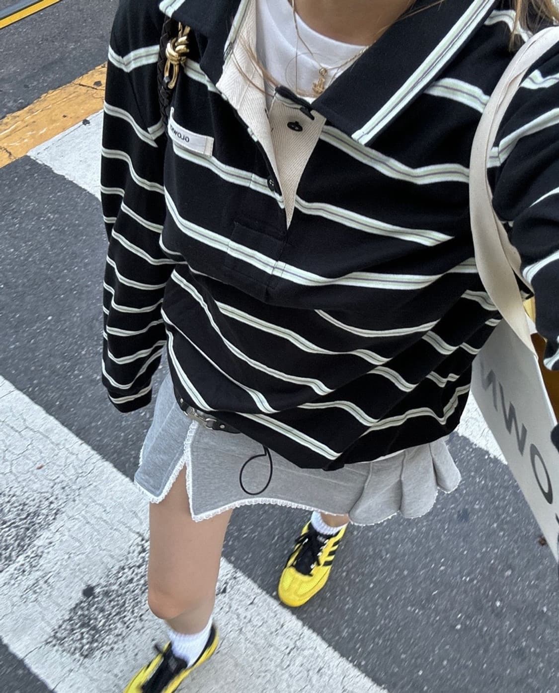 글로니 치마 CIAO BUCKLE MINI SKIRT 상품이미지2