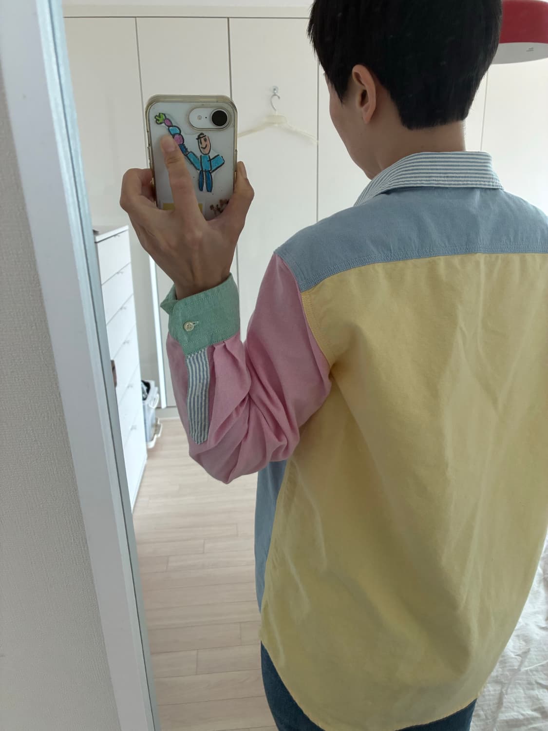 폴로 랄프로렌 멀티 컬러블록 옥스포드 셔츠 상품이미지6