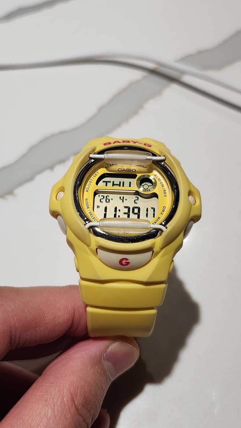 BABY-G BG-169 YELLOW 상품이미지3