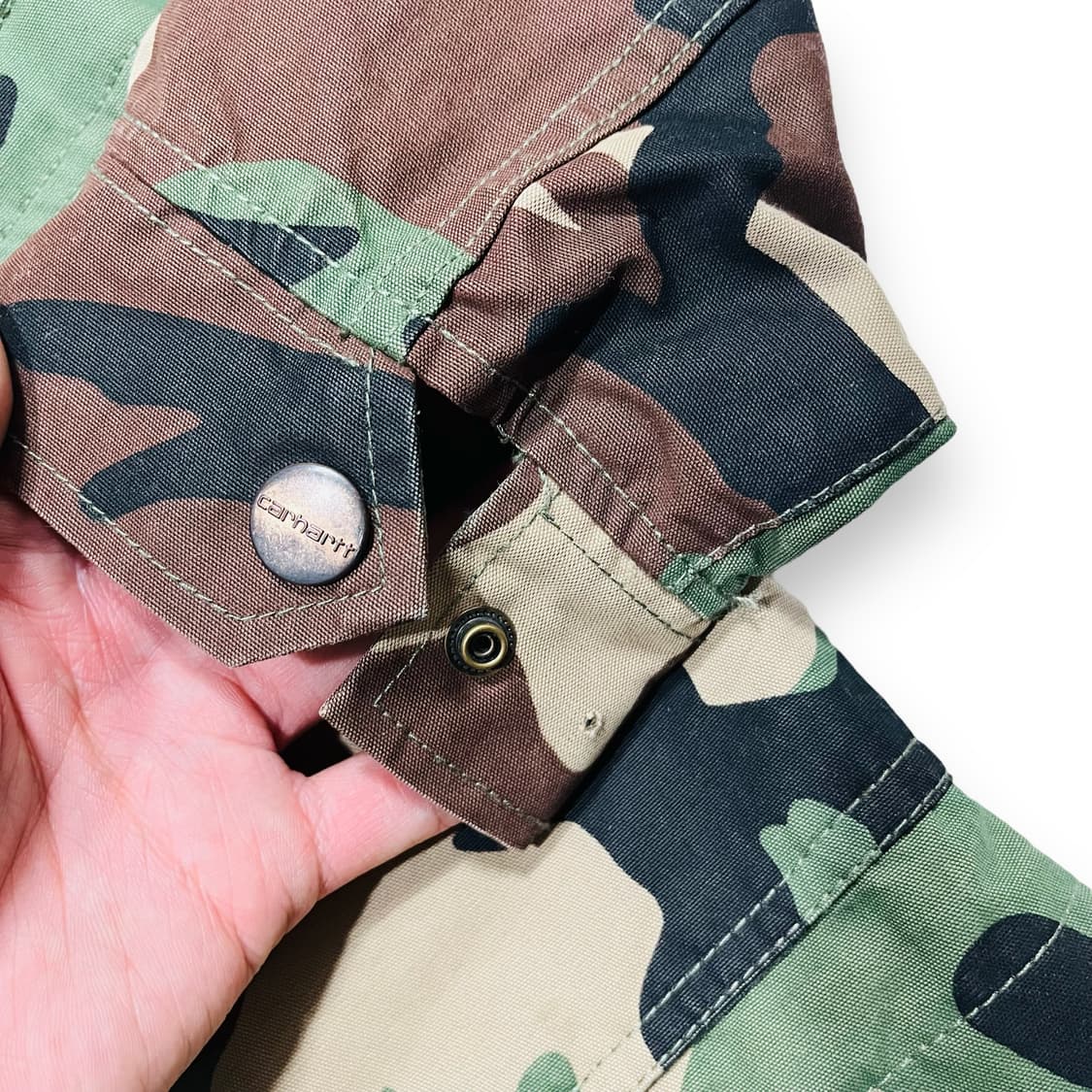 칼하트 WIP 카모플라쥬 패턴 후디 집업 야상 상품이미지10