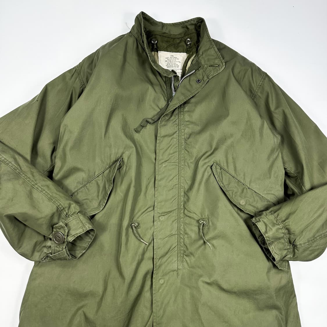 80s 오리지널 미군 m65 피쉬테일 개파카 SO-SEW사 XS 상품이미지1