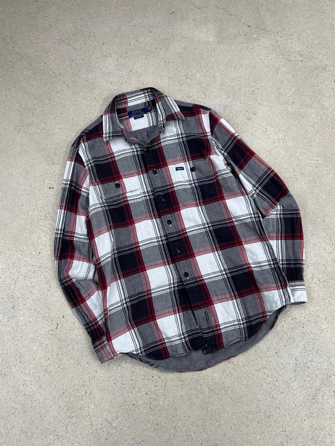 폴로 랄프로렌 빈티지 체크 투포켓 셔츠 상품이미지3