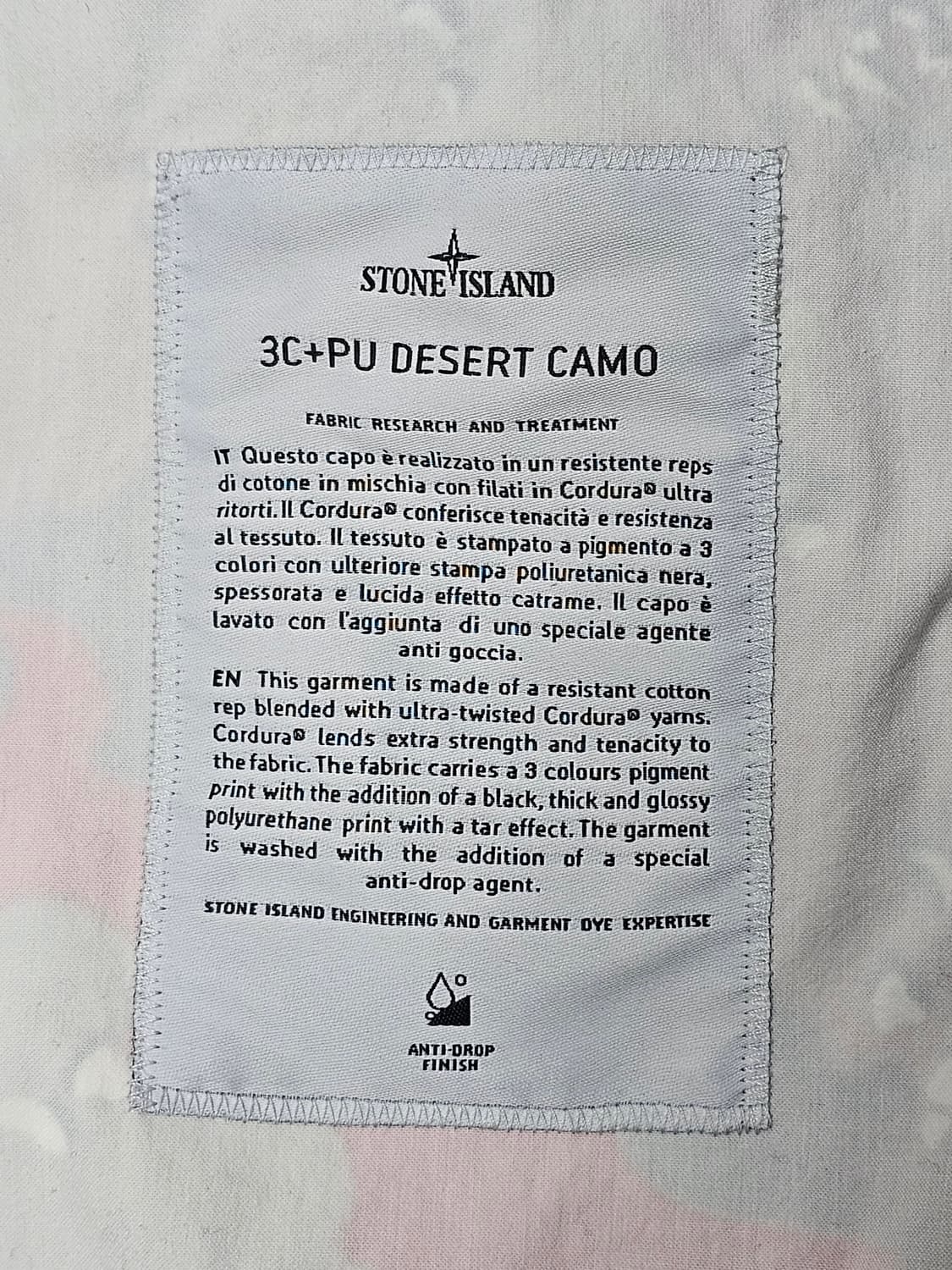 스톤아일랜드 3C+PU DESERT CAMO 자켓  상품이미지8