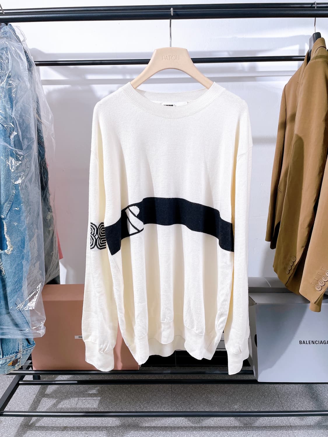 EENK X 케이스스터디 남성 울 캐시미어 혼방 니트 상품이미지1