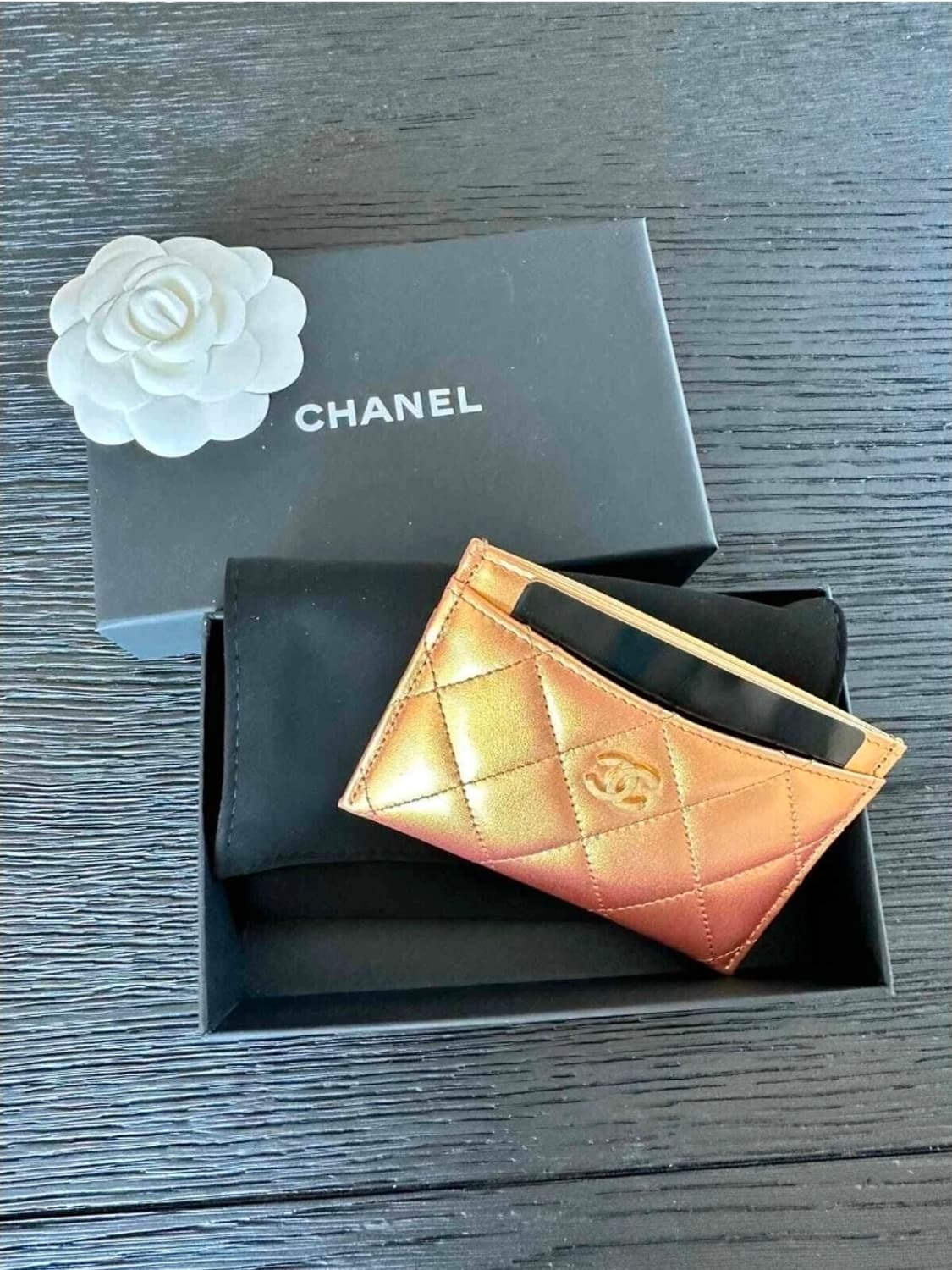 샤넬 금장 카드홀더 퀼팅 내장칩 모델 한정판 상품이미지2