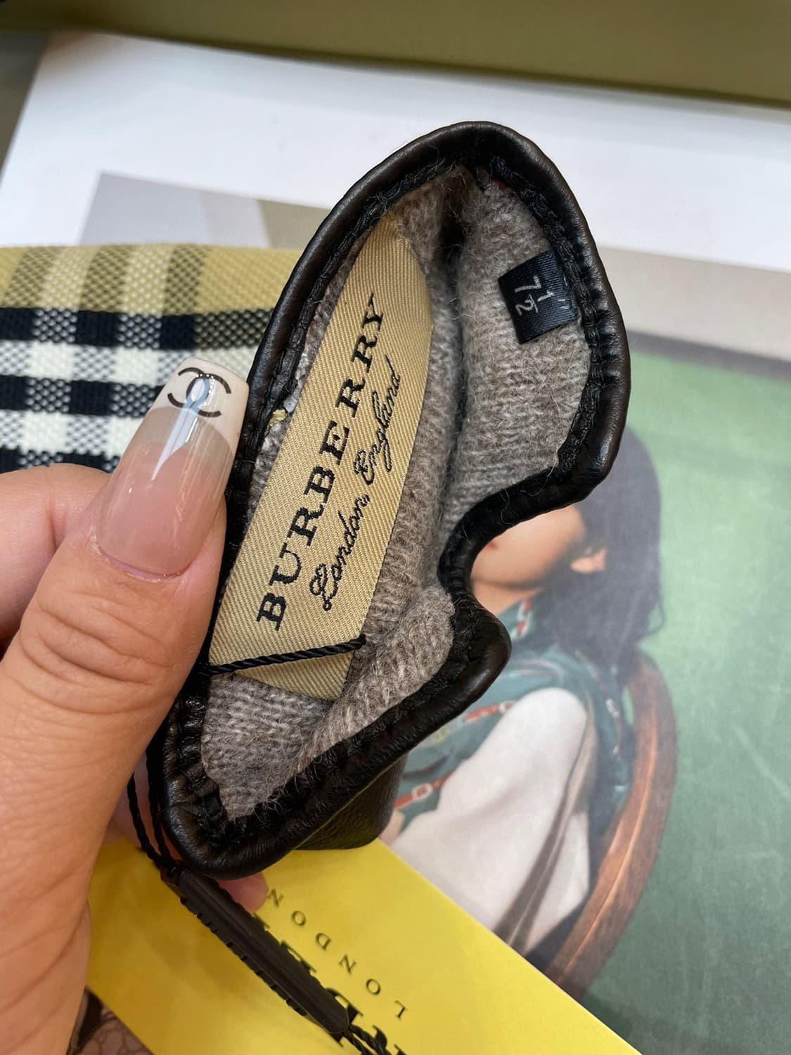 버버리 장갑 가을 겨울 보온 클래식 심플
 상품이미지4