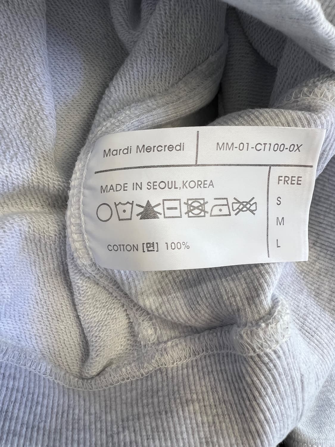 마르디 메크르디 로고 맨투맨 상품이미지6