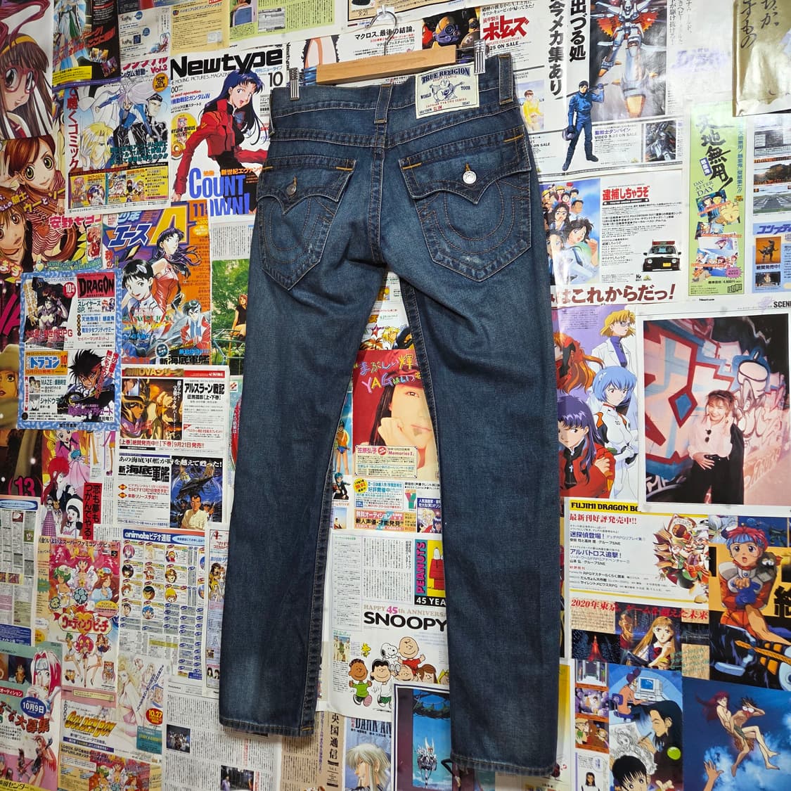 트루릴리전 SLIM 워싱 데님 팬츠 상품이미지1