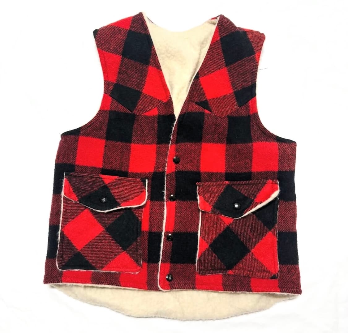 Shane - 80s 플리스 울 헌팅 베스트 상품이미지1