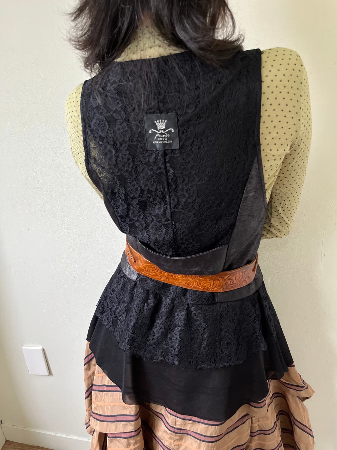Japan vtg 브라운 벨트 상품이미지8